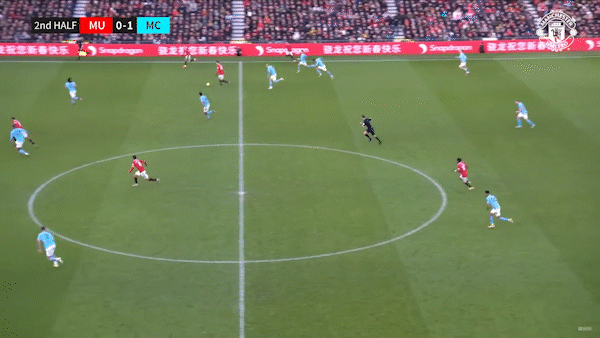 논란의 맨유 동점골 장면