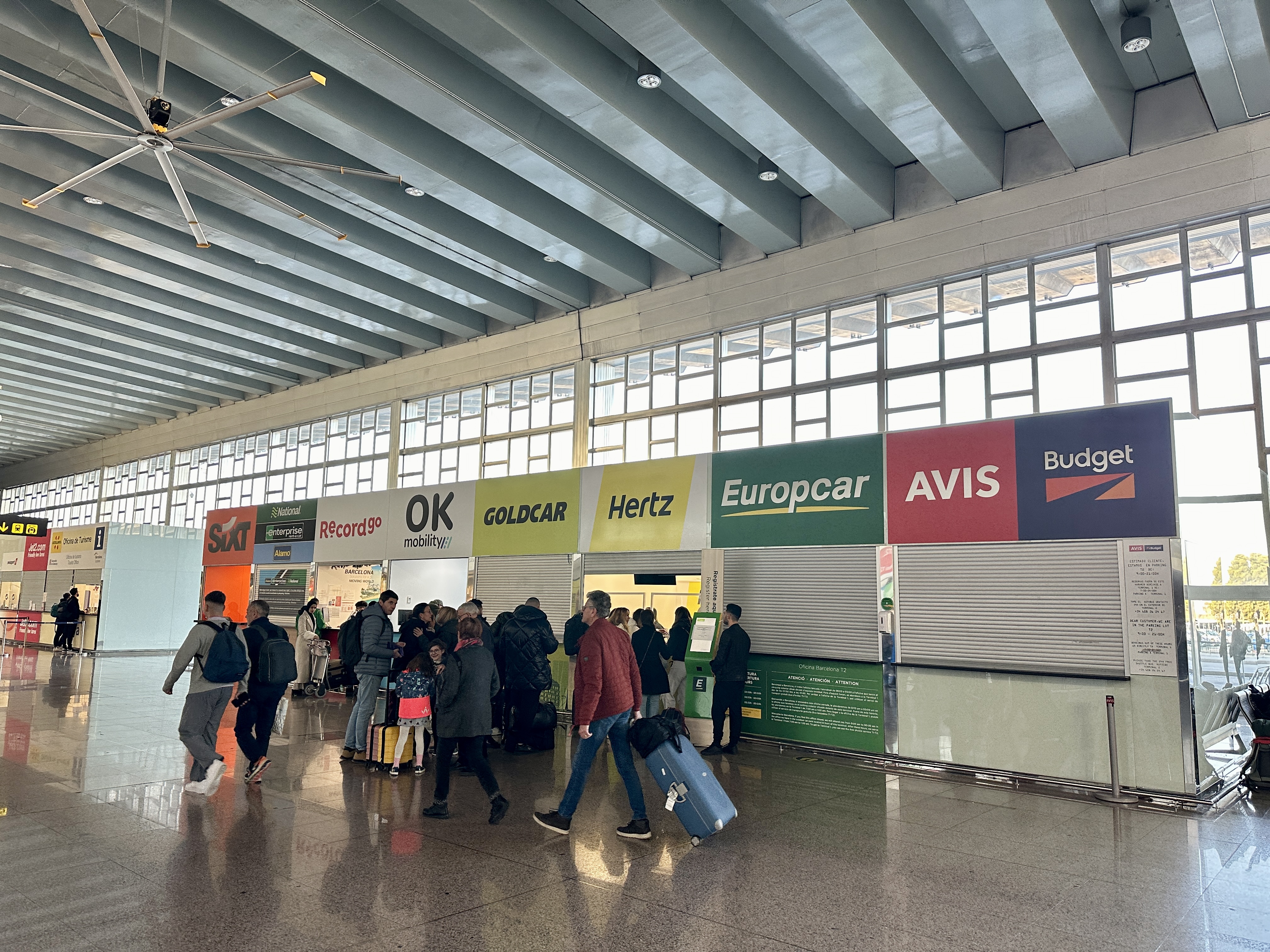 바르셀로나 공항 렌터카 업체들