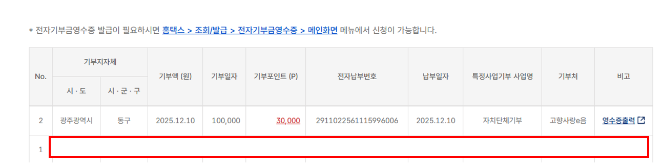 고향사랑기부제-혜택