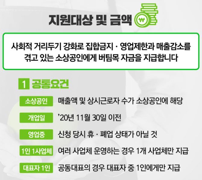 버팀목자금 공통요건 지원대상