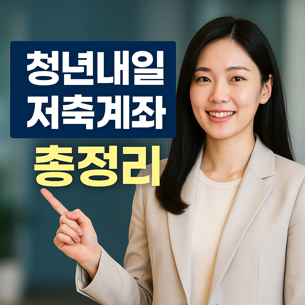 2025년 청년내일저축계좌 자격조건 총정리 및 신청방법