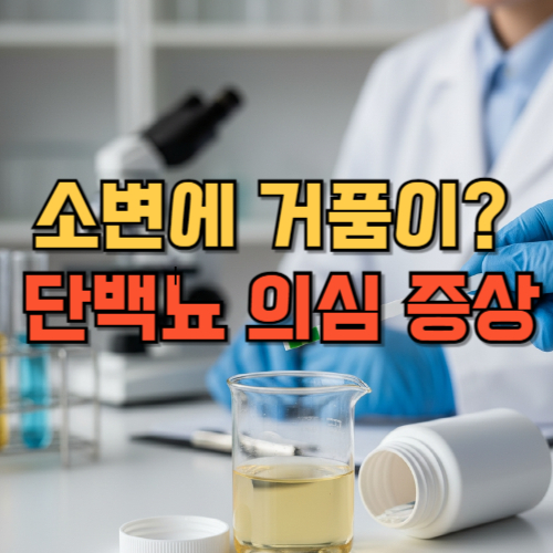 소변에거품_단백뇨증상