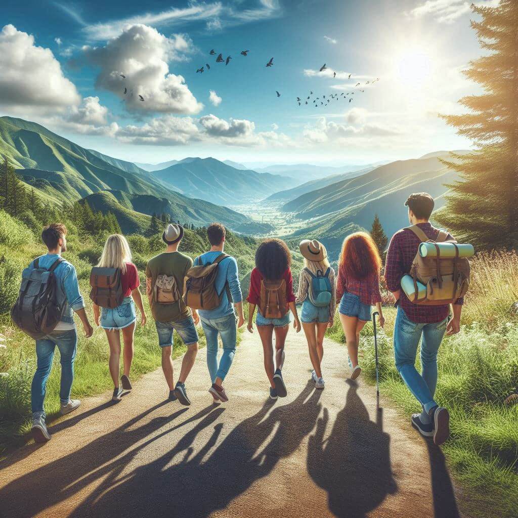 단체-여행중인-일행들