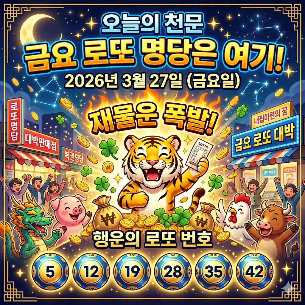 3월27일 오늘의 운세