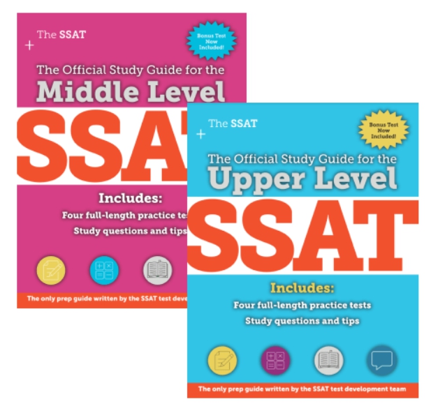 SSAST Middle Level과 Upper Level 연습문제 추천교재 표지 이미지