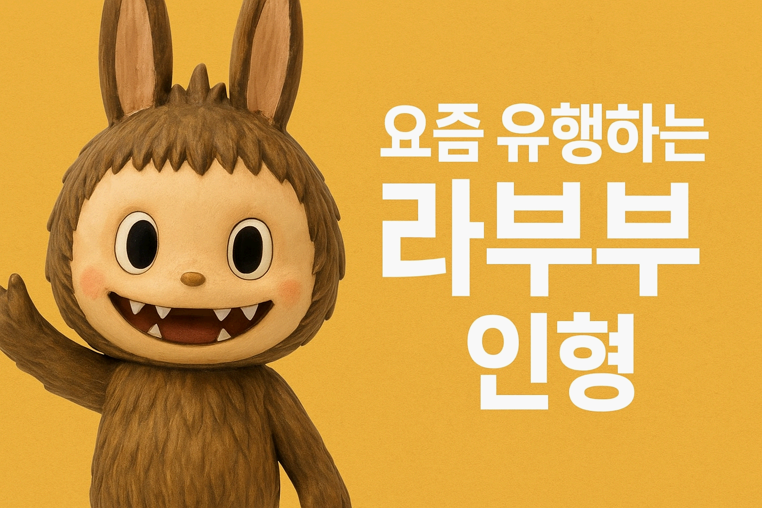 요즘 유행하는 라부부 인형, 그 매력과 이면을 파헤치다