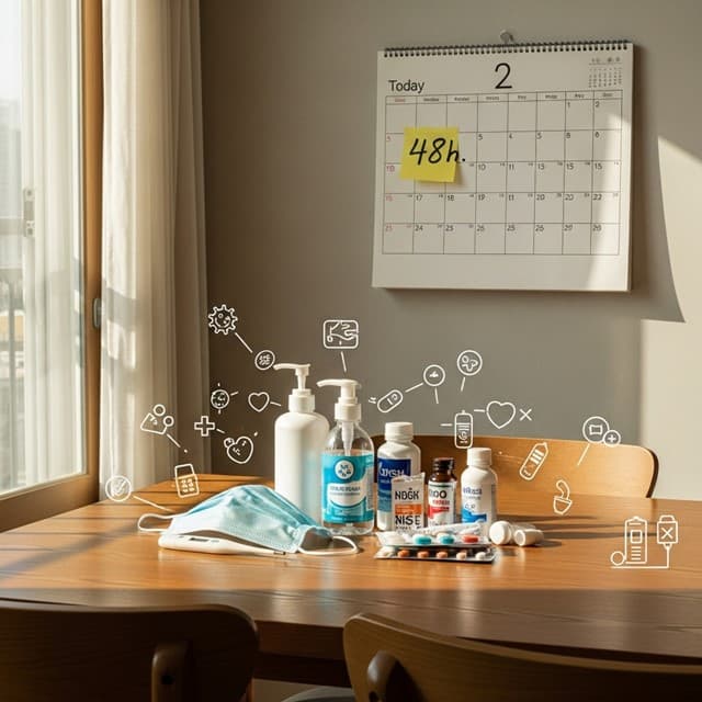 독감 의심 48시간 대응 키트