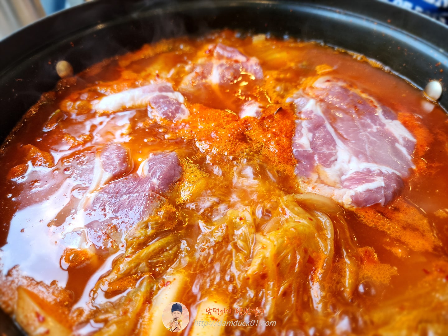 생목살김치찌개