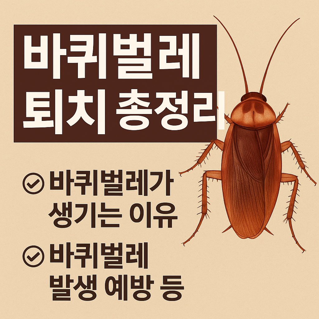 바퀴벌레 퇴치