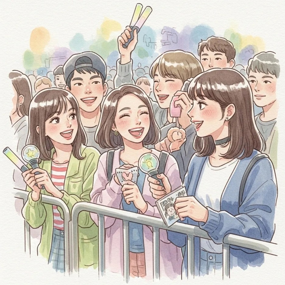 치열한 티켓팅 현장을 표현한 손들