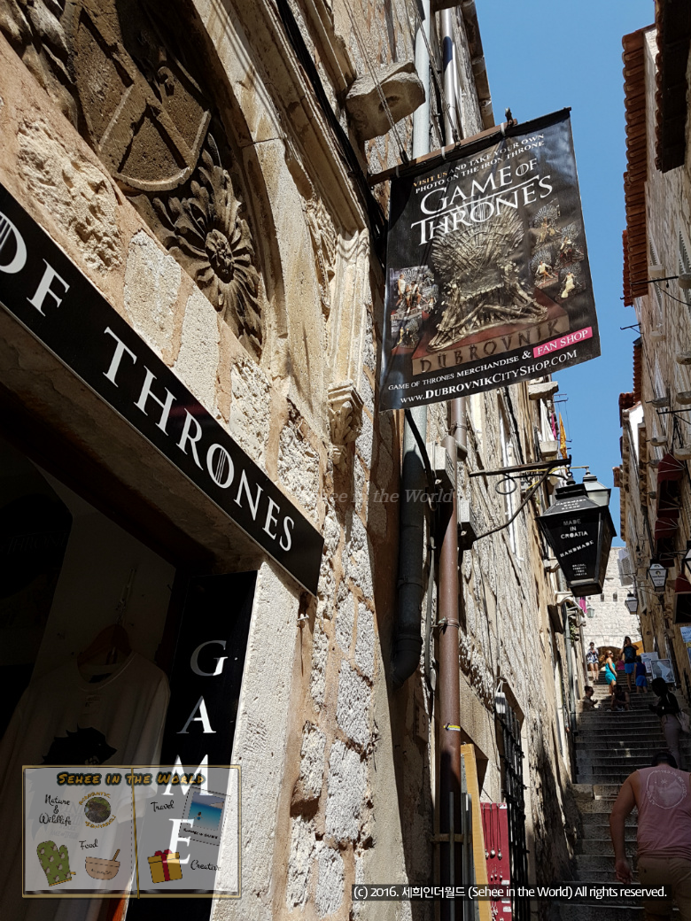 세희인더월드 _ 크로아티아 두브로니크 여행 일정, 정보 - 왕좌의 게임 기념품 가게
