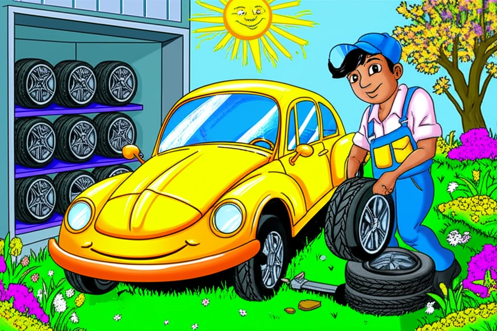 윈터 타이어 7도 법칙 4mm 6년 ..