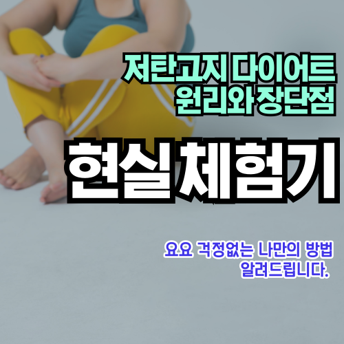 저탄고지 다이어트 현실 체험기