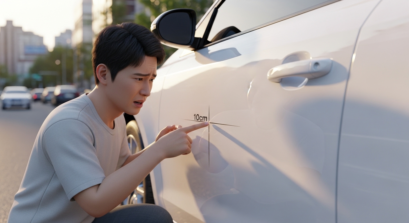 쏘카 미신고, 렌터카 기스