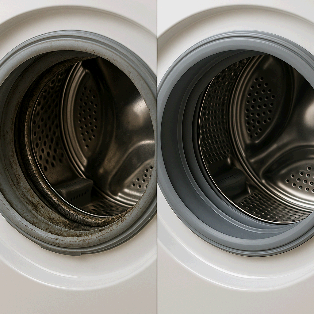 세탁기 내부 곰팡이 제거로 생활환경 청결 유지