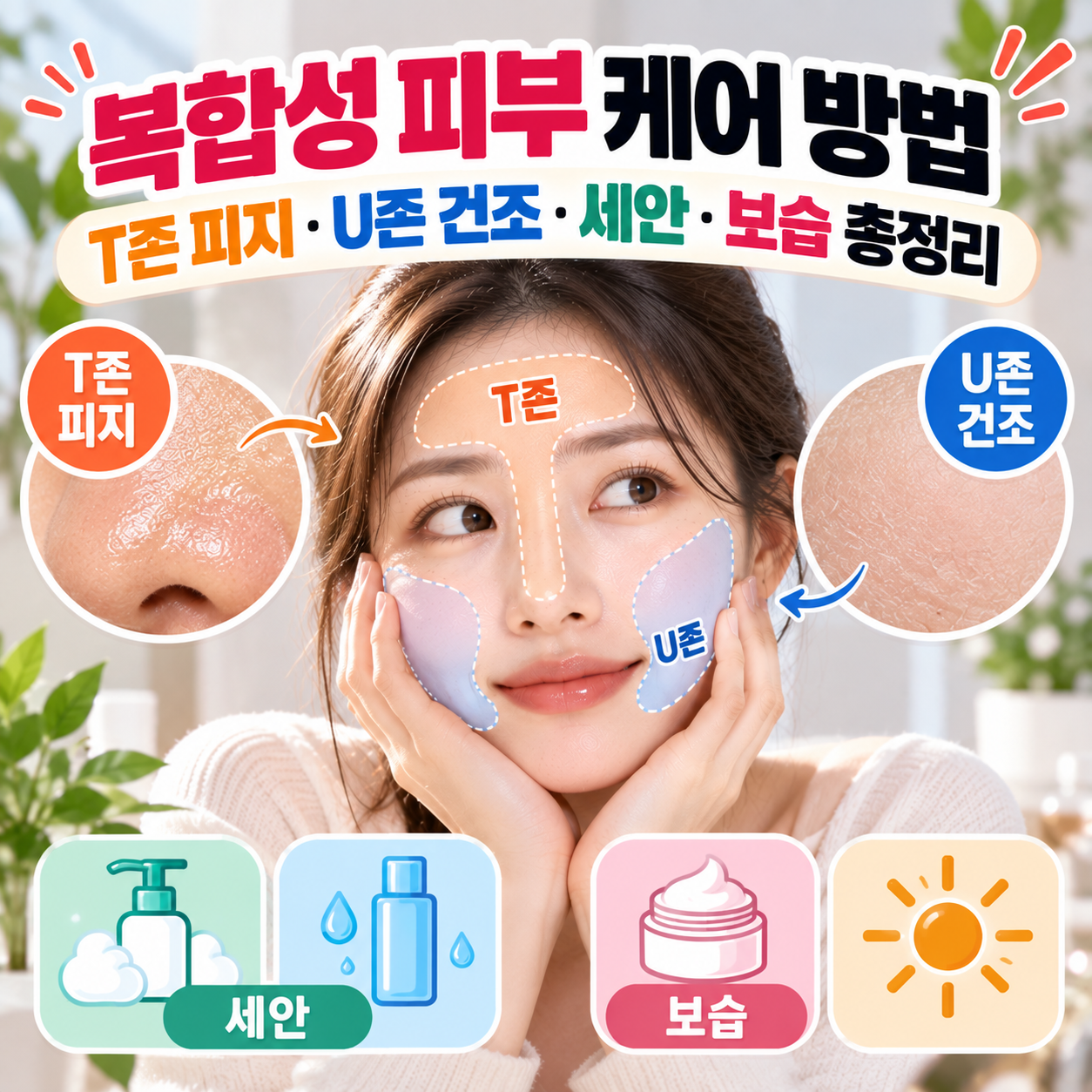 복합성 피부 케어