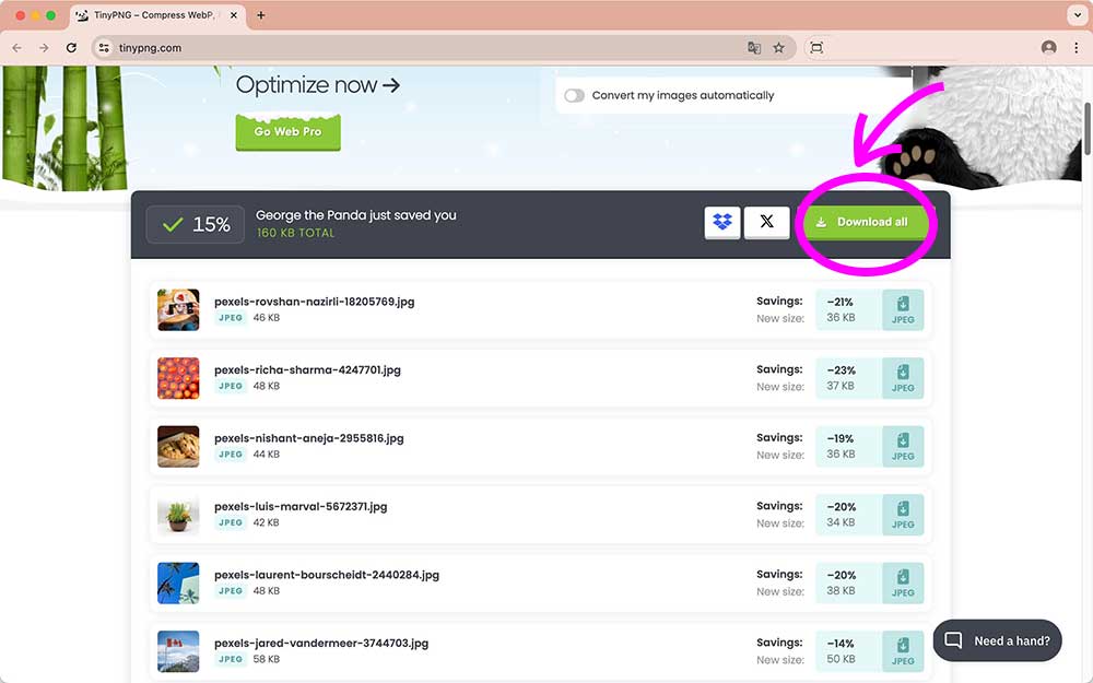 사진 이미지 용량 줄이기