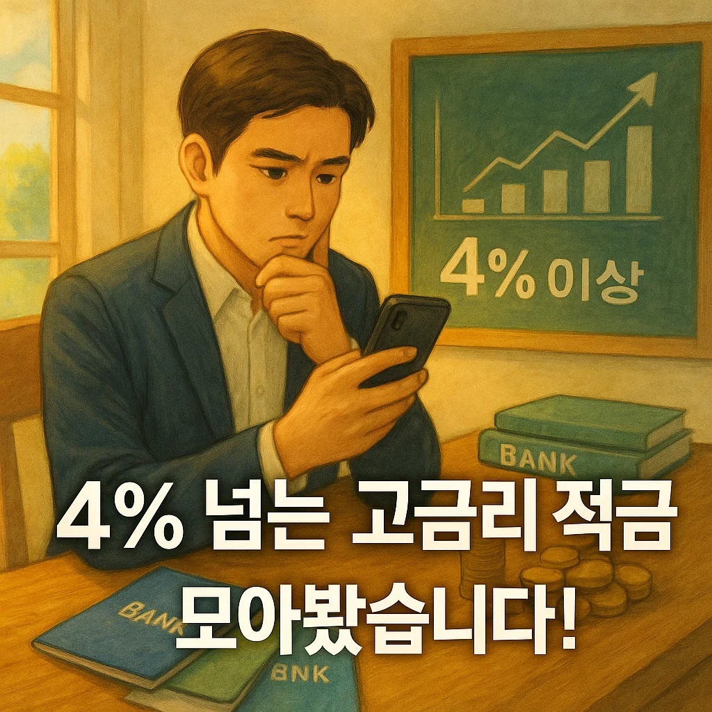 2025년 금리 높은 적금 총정리 썸네일
