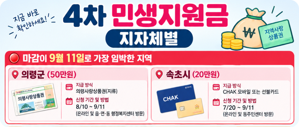 4차 민생지원금 이미지