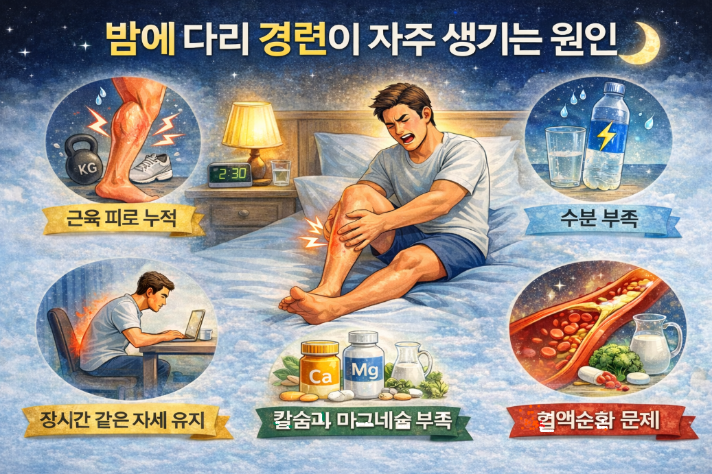 다리 경련-사진