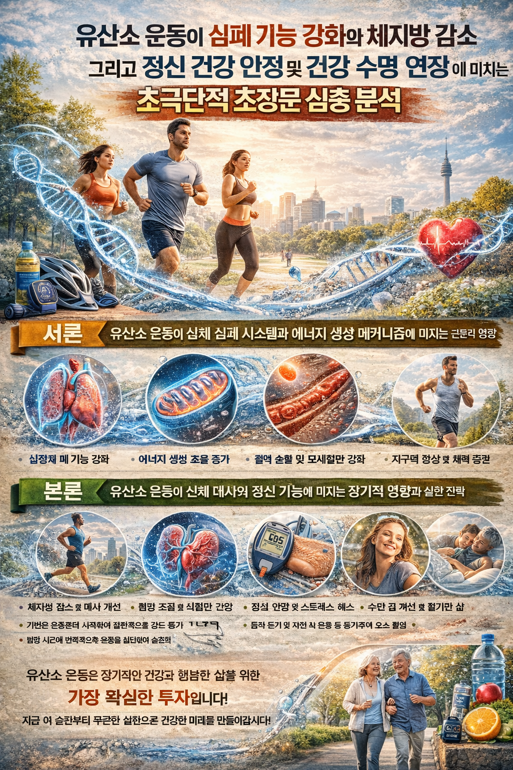 유산소 운동이 심폐 기능