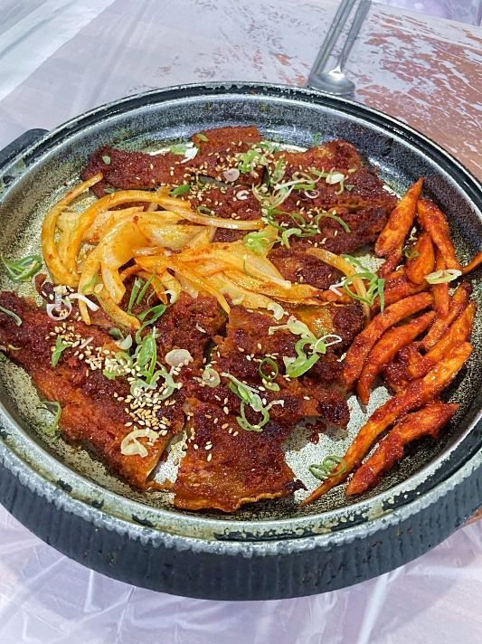 부흥식당_황태더덕구이