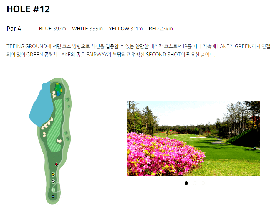 세라지오 골프클럽 코스공략도 12