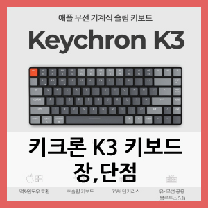 키크론 키보드 구매후기