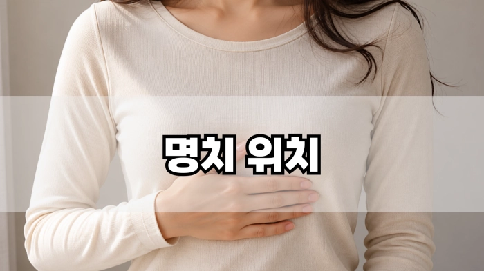명치 위치