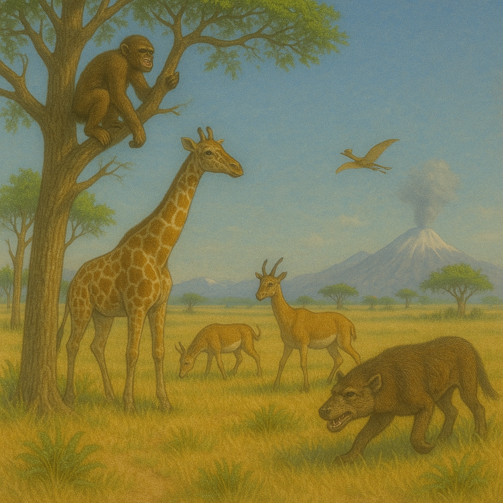 신생대 미오세: 인류 조상의 등장과 초원의 진화