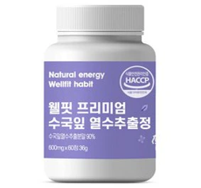 소감 수국잎 열수 추출물 AMPK 효소 식약처인증 3800mg&#44; 2개&#44; 30정
