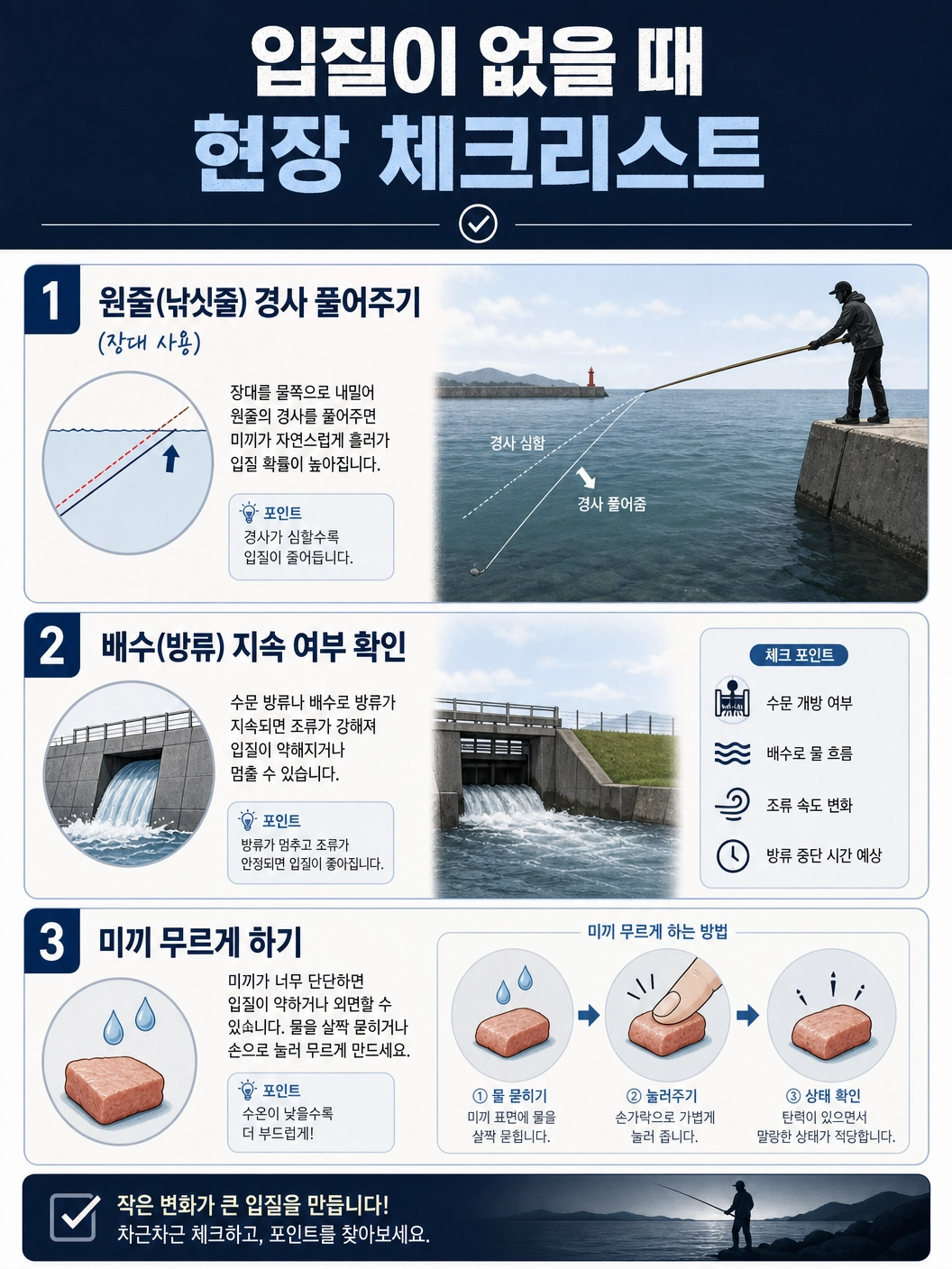 입질없을때_체크리스트