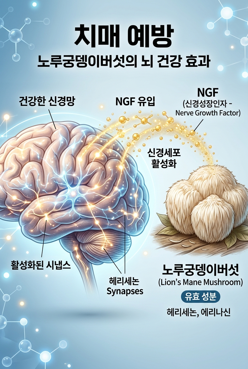 노루궁뎅이버섯 영양제 추천 꾸준한 섭취 건강관리