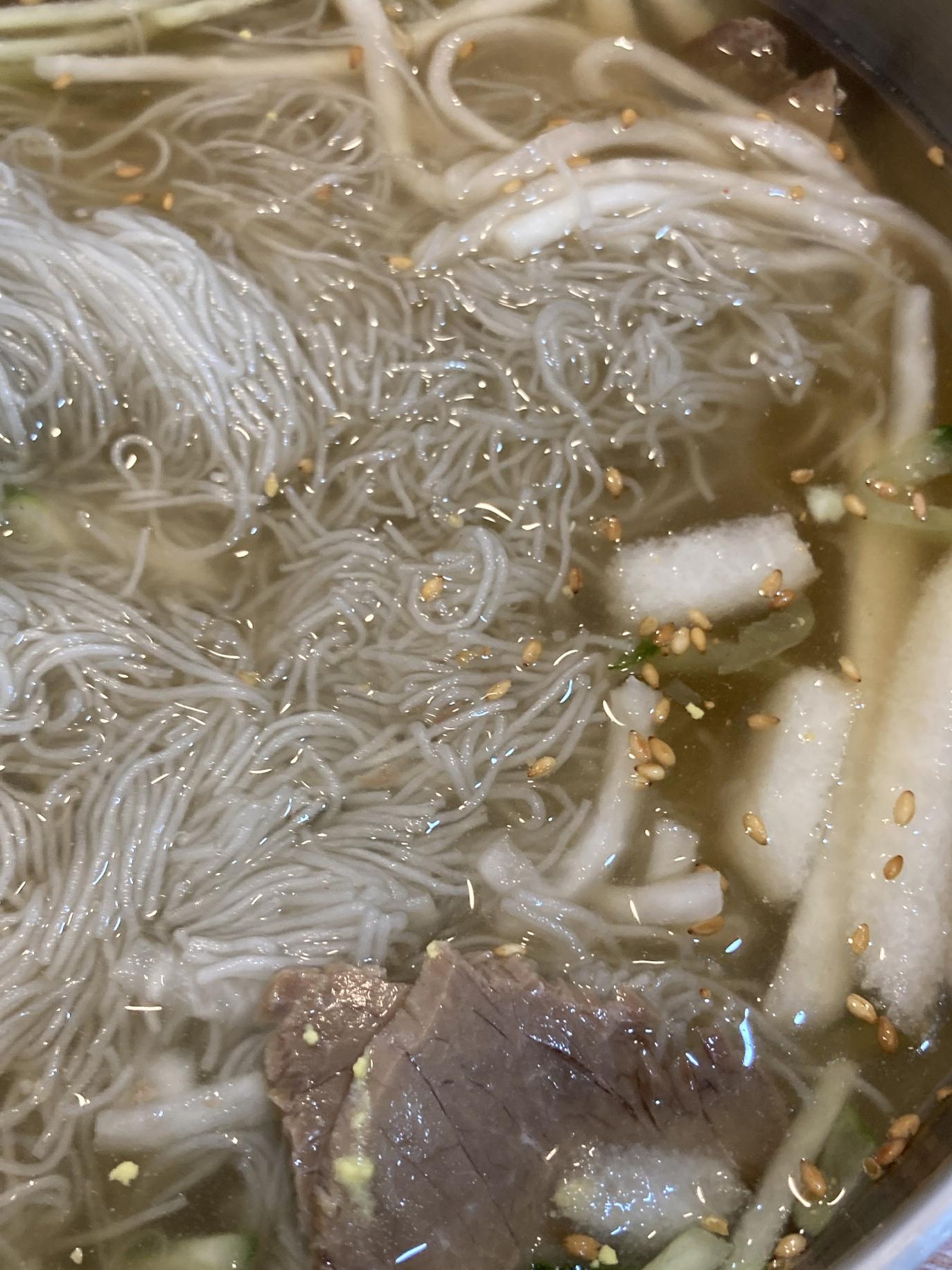 물냉면