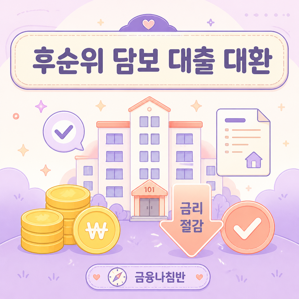 후순위 담보 대출 대환 01