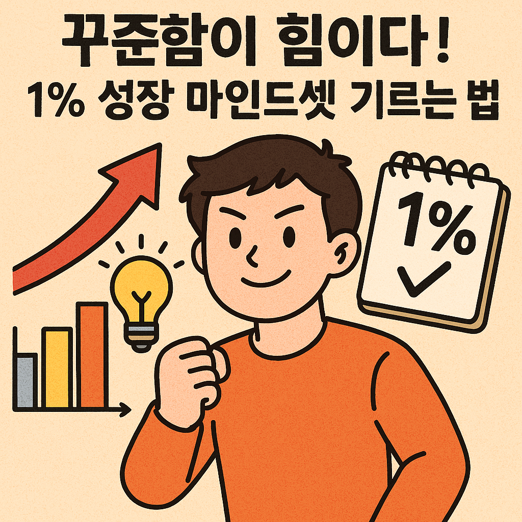 1% 성장 마인드셋 기르는 법