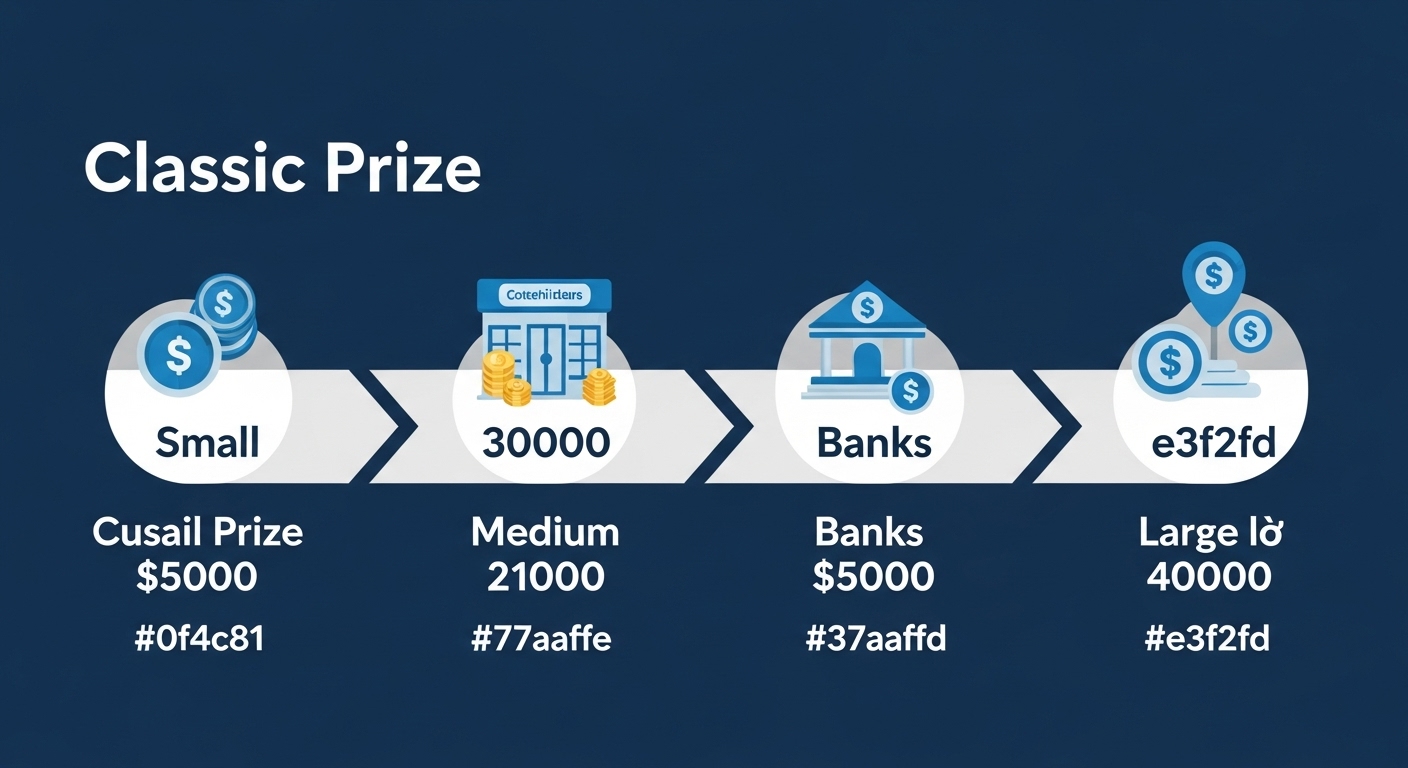 복권 당첨금액별 수령 장소를 시각적으로 보여주는 인포그래픽: 복권 판매점, NH농협은행, 동행복권.