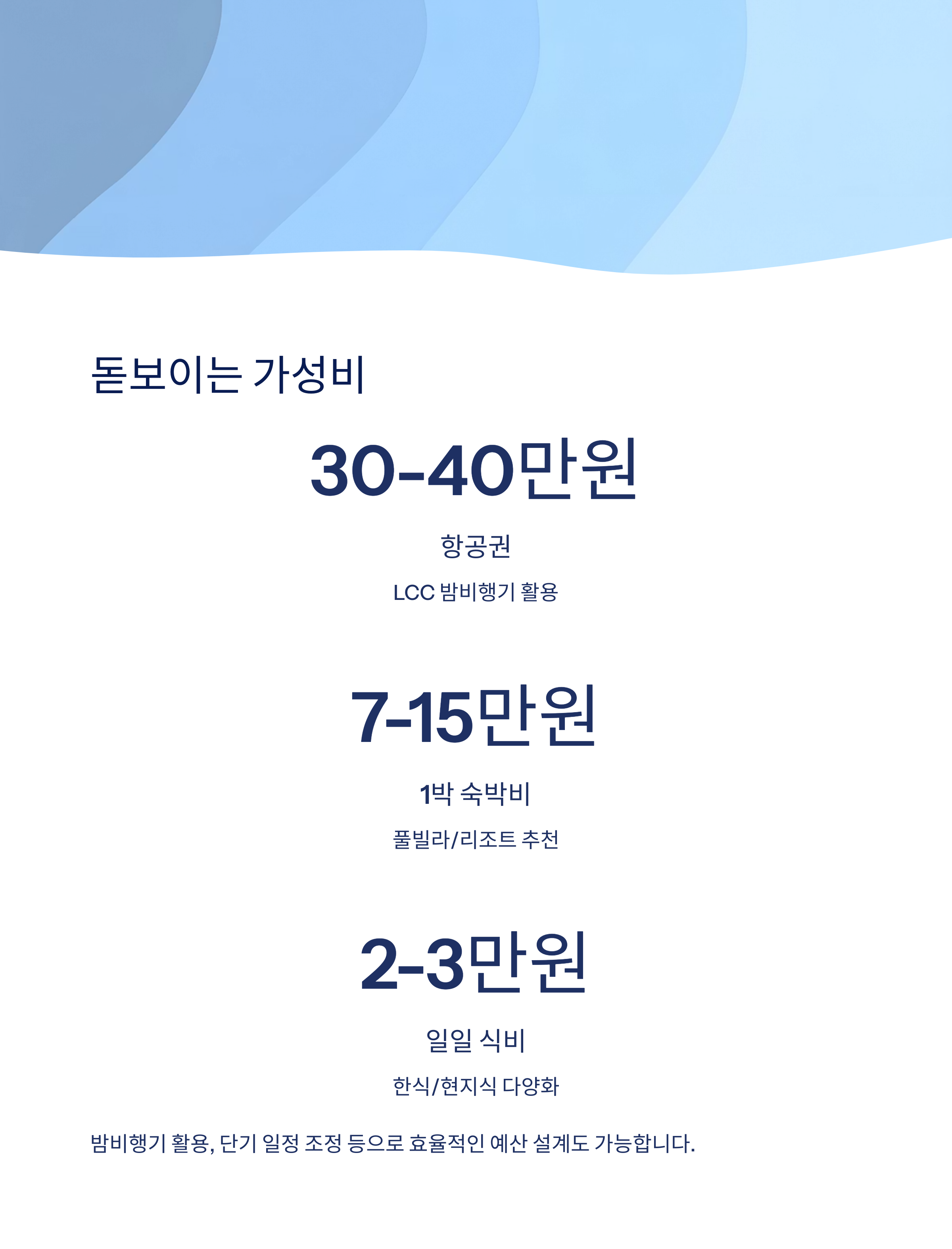 돋보이는 가성비
