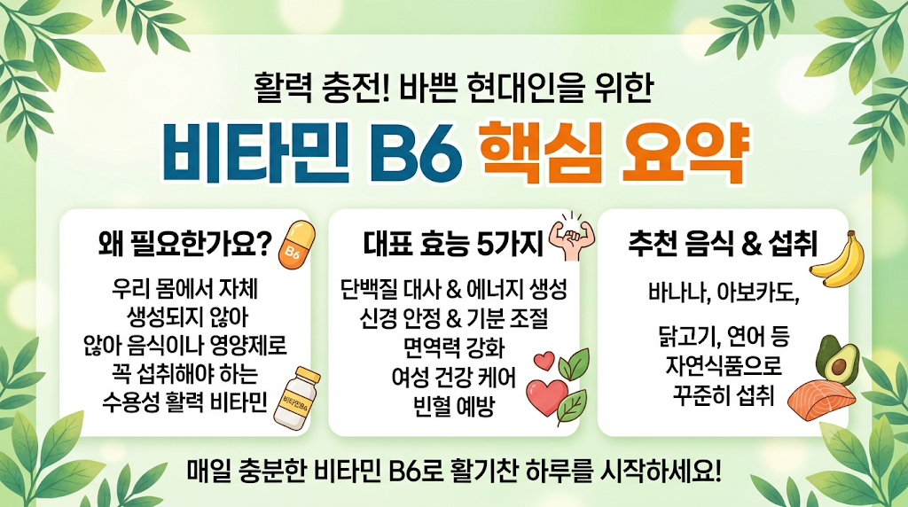 비타민B6 효능