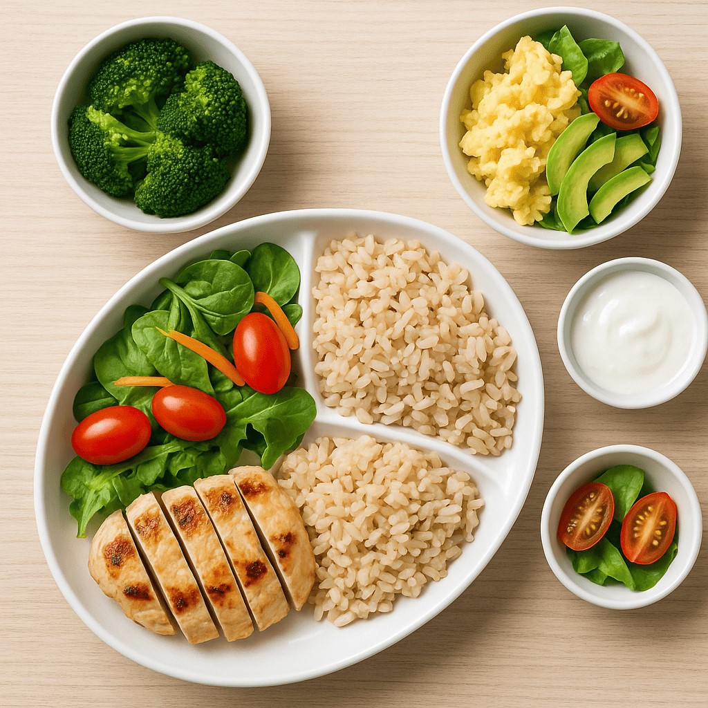 복부 지방 빼는 식단 이미지