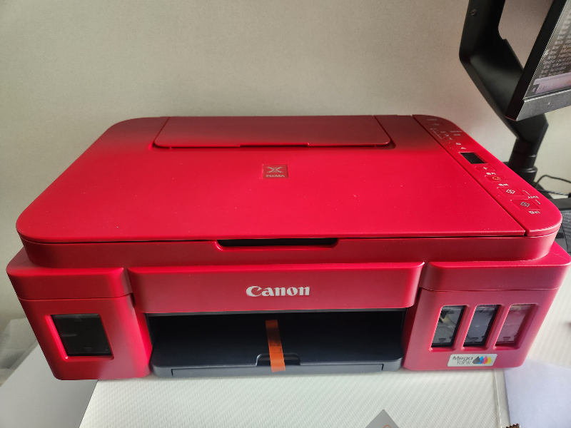 캐논 무한 무선 복합기 g3910 RED