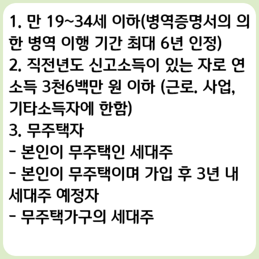 2023 청년우대형 청약통장