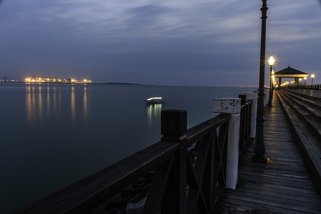 단수이 바다 야경