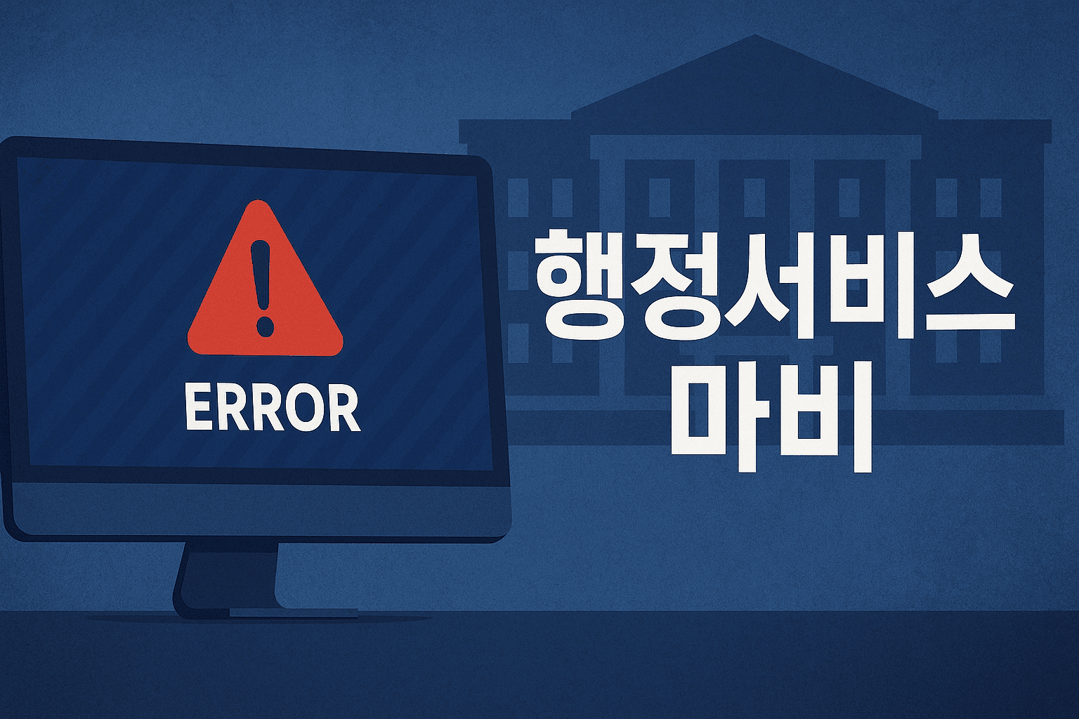 행정서비스중단