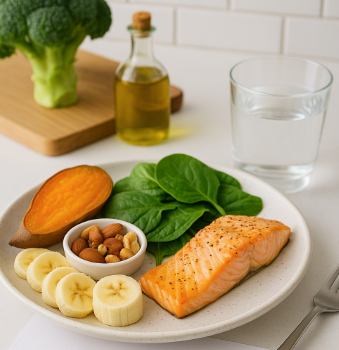 고혈압에 좋은 식단 사진