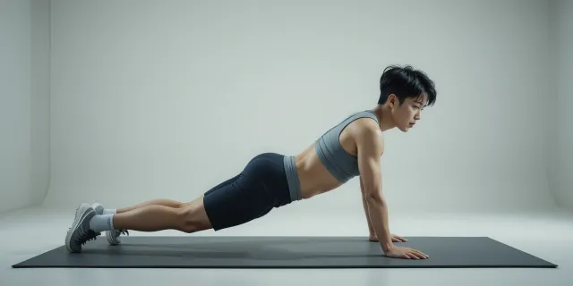 복근 운동 종류 크런치와 트위스트 크런치 안내 이미지