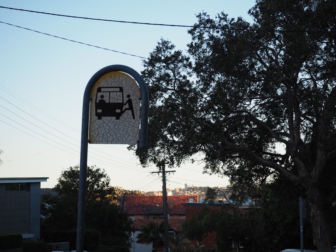 Bus stop.