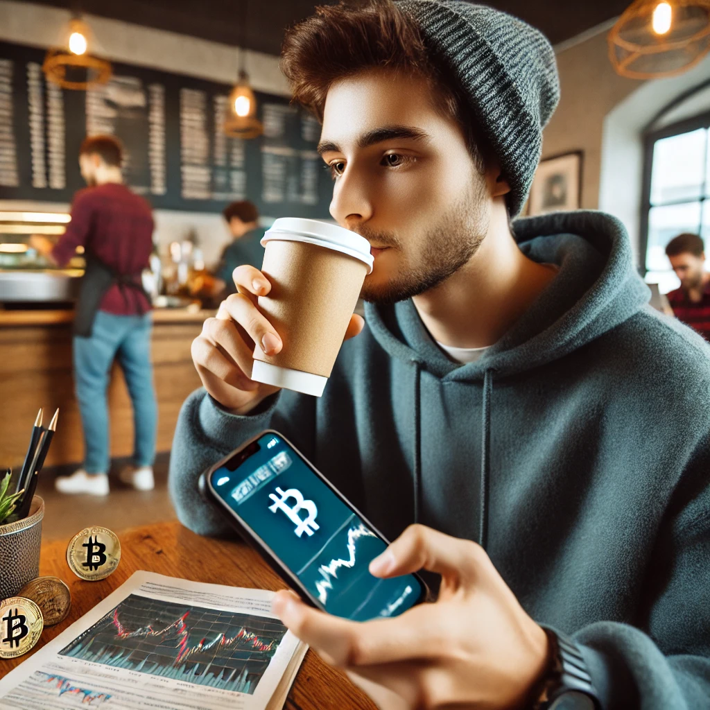 커피마시며 코인하는 여유