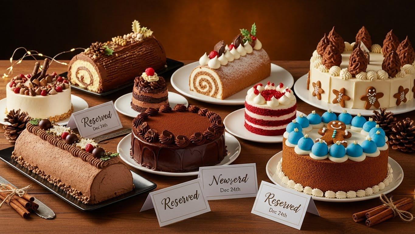 연말 케이크 예약