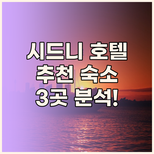 시드니 호텔 추천 아드지 아파트먼트,